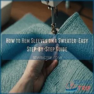 how to hem sleeves on a sweater