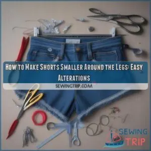 how to make shorts smaller around the legs