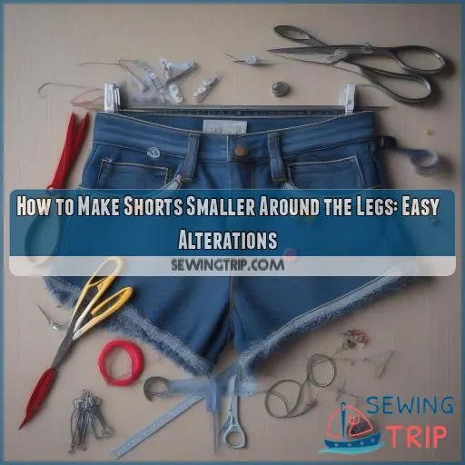 how to make shorts smaller around the legs