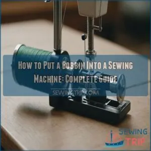 how to put a bobbin into a sewing machine