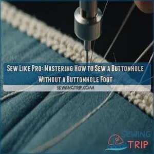 how to sew a buttonhole without a buttonhole foot