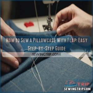 how to sew a pillowcase with flap