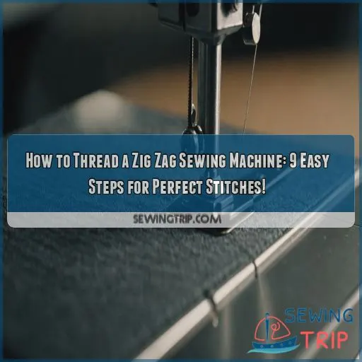 how to thread a zig zag sewing machine