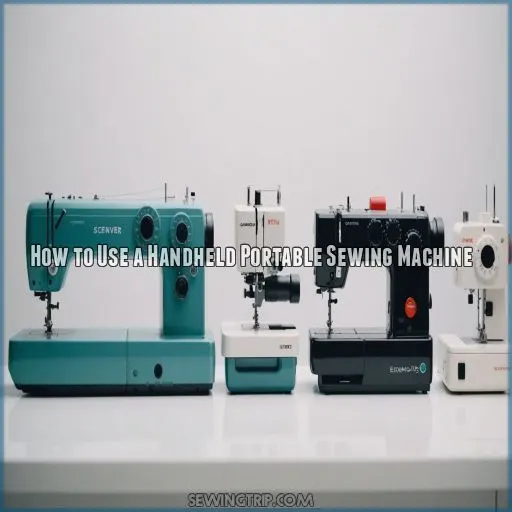 How to Use a Handheld Portable Sewing Machine