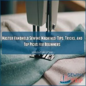 how to use a handheld sewing machine