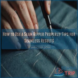 how to use a seam ripper properly