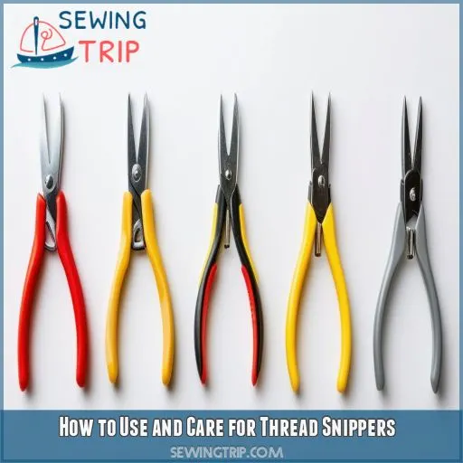 How to Use and Care for Thread Snippers