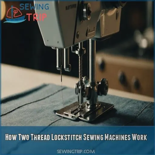 How Two Thread Lockstitch Sewing Machines Work