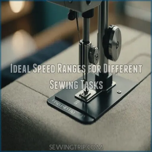 Ideal Speed Ranges for Different Sewing Tasks