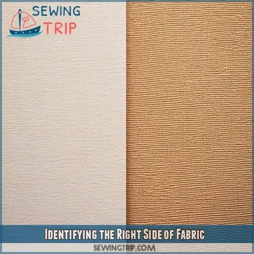 Identifying the Right Side of Fabric