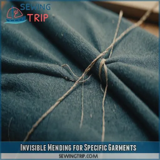 Invisible Mending for Specific Garments