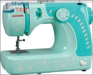 Small Portable Sewing Machines for Adults: Top 10 Picks 7 Janome 11706 3/4 Size Hello
