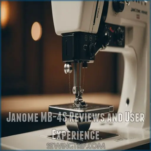 Janome MB-4S Reviews and User Experience Janome MB-4S Reviews and User Experience