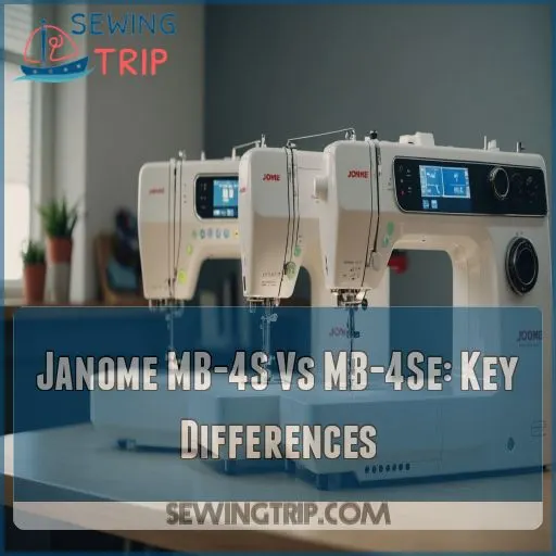 Janome MB-4S Vs MB-4Se: Key Differences