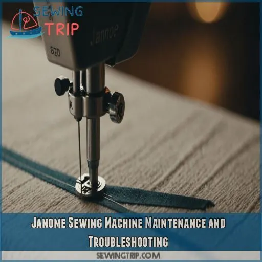 Janome Sewing Machine Maintenance and Troubleshooting