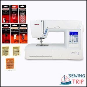 Computerized Sewing Machines With Semi-Hard Cover: the Ultimate Guide 1 Janome Skyline S3 Computerized Sewing