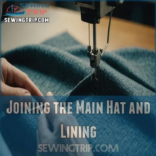 Joining the Main Hat and Lining