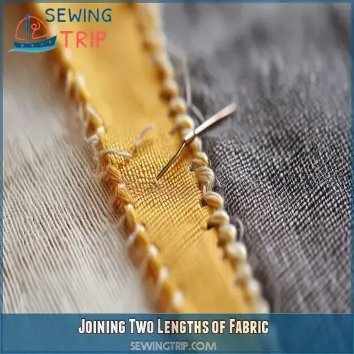 Joining Two Lengths of Fabric