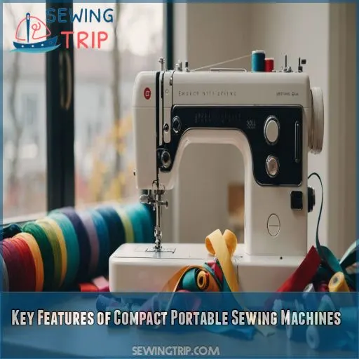 Key Features of Compact Portable Sewing Machines