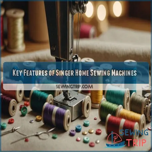 Key Features of Singer Home Sewing Machines