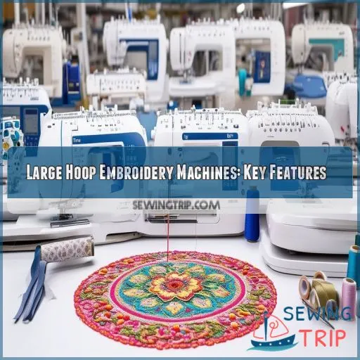 Large Hoop Embroidery Machines: Key Features