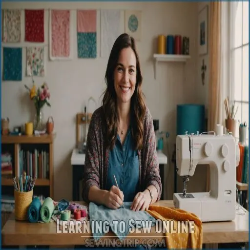 Learning to Sew Online