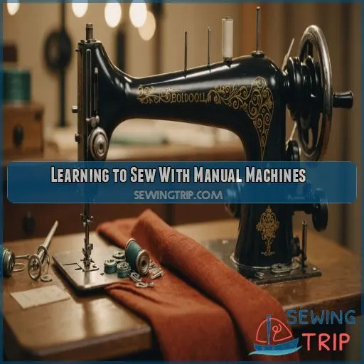 Learning to Sew With Manual Machines