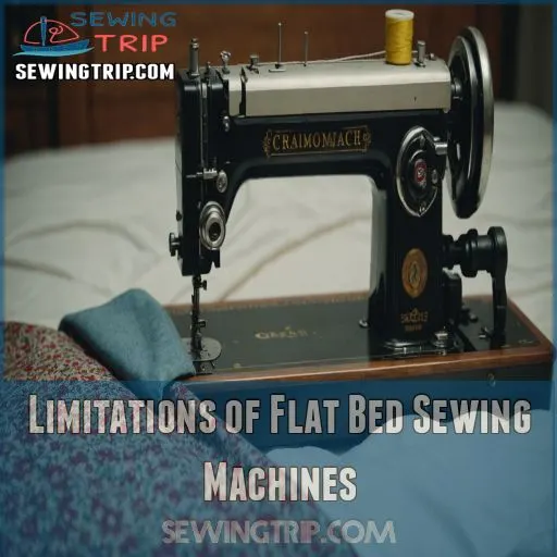 Limitations of Flat Bed Sewing Machines