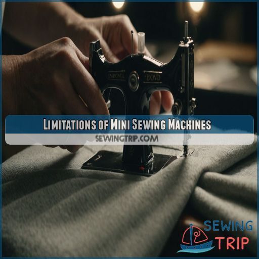 Limitations of Mini Sewing Machines Limitations of Mini Sewing Machines