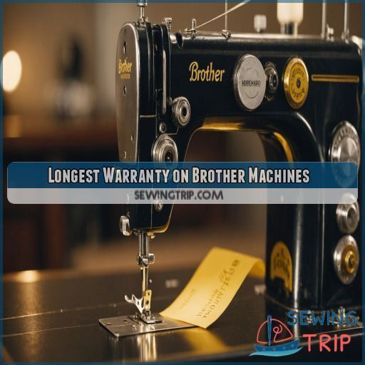 Longest Warranty on Brother Machines Longest Warranty on Brother Machines
