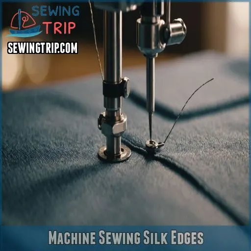 Machine Sewing Silk Edges