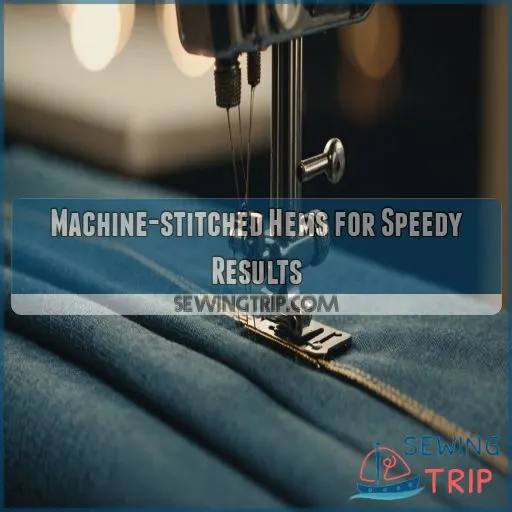 Machine-stitched Hems for Speedy Results