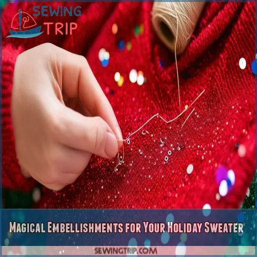 Magical Embellishments for Your Holiday Sweater