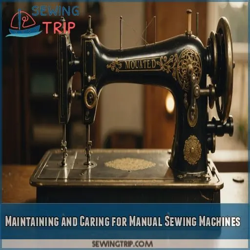 Maintaining and Caring for Manual Sewing Machines