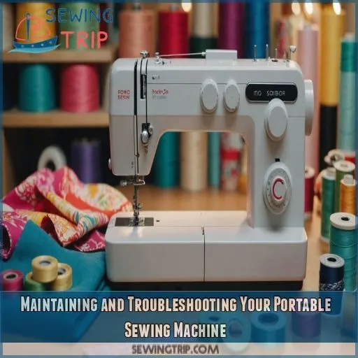 Maintaining and Troubleshooting Your Portable Sewing Machine