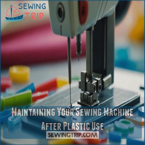 Maintaining Your Sewing Machine After Plastic Use