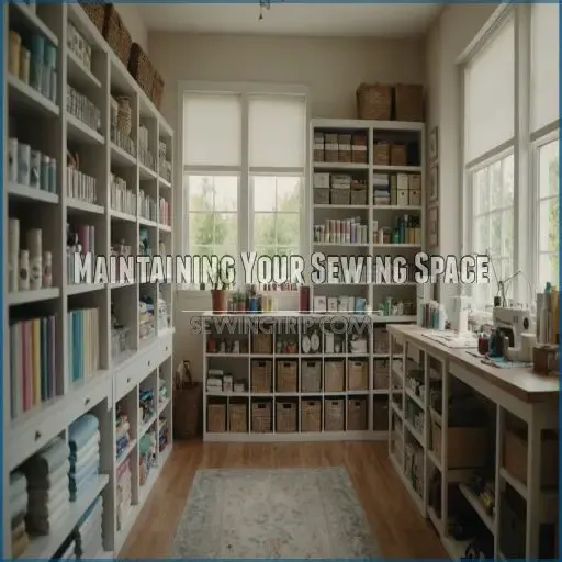 Maintaining Your Sewing Space