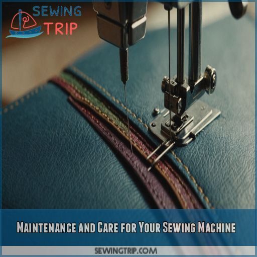 Maintenance and Care for Your Sewing Machine Maintenance and Care for Your Sewing Machine