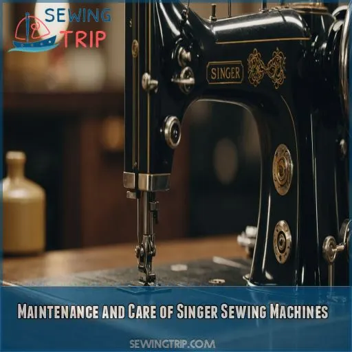 Maintenance and Care of Singer Sewing Machines