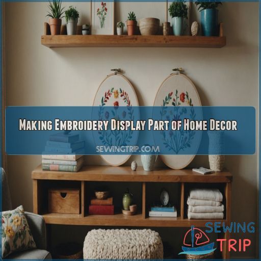 Making Embroidery Display Part of Home Decor