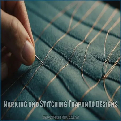 Marking and Stitching Trapunto Designs