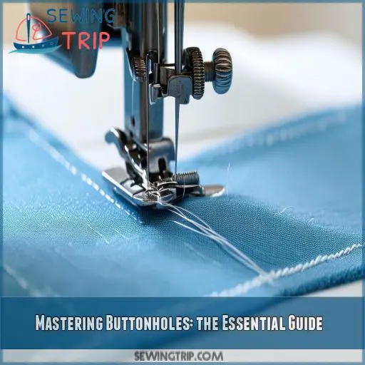 Mastering Buttonholes: the Essential Guide