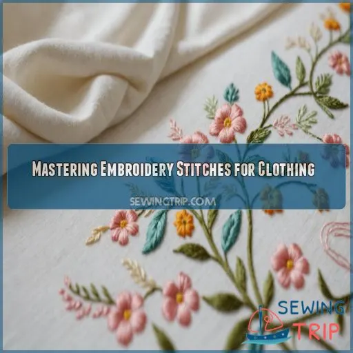 Mastering Embroidery Stitches for Clothing