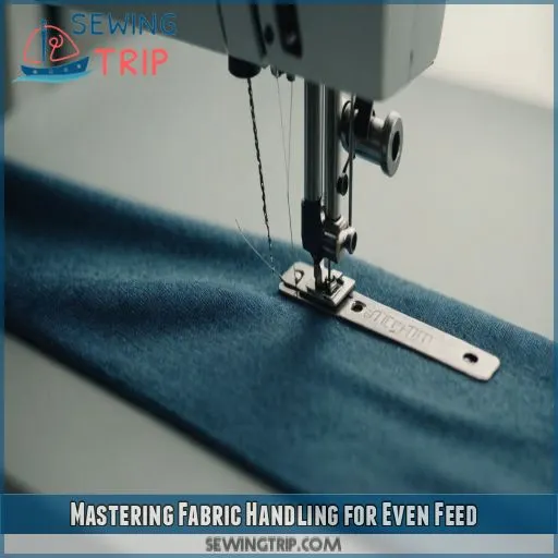 Mastering Fabric Handling for Even Feed