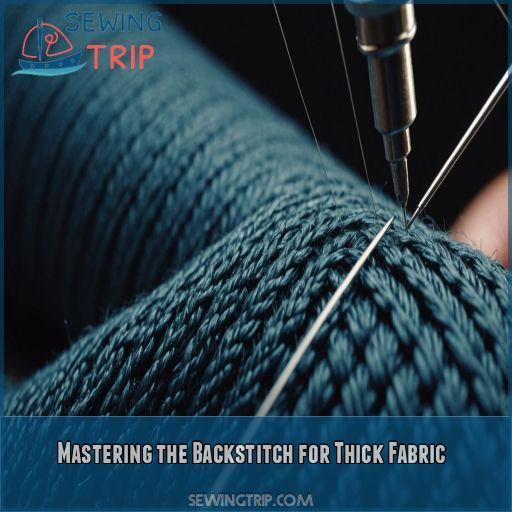 Mastering the Backstitch for Thick Fabric