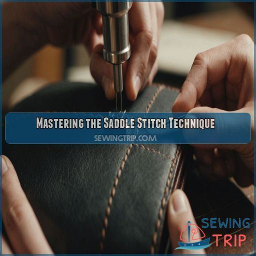 Mastering the Saddle Stitch Technique