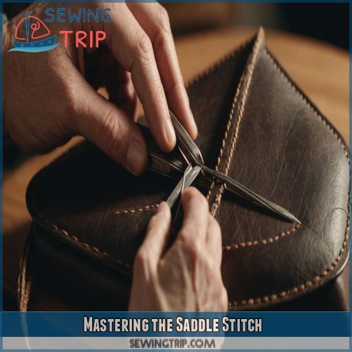 Mastering the Saddle Stitch Mastering the Saddle Stitch