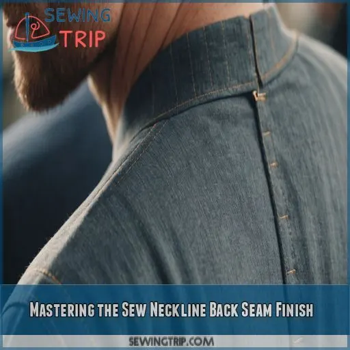 Mastering the Sew Neckline Back Seam Finish