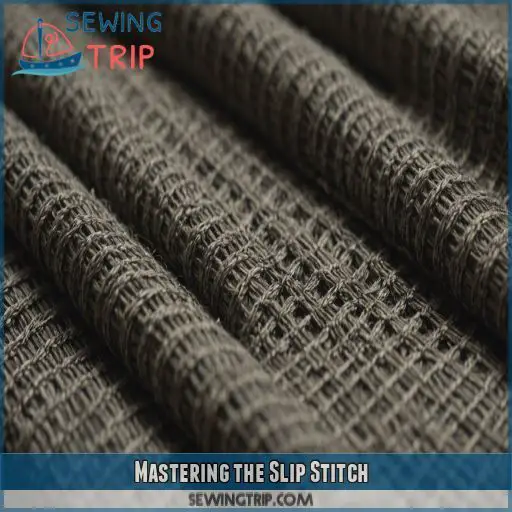 Mastering the Slip Stitch Mastering the Slip Stitch