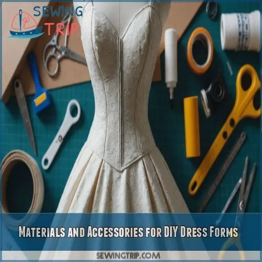 Materials and Accessories for DIY Dress Forms